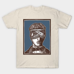 Wrapped Head Engraving Study T-Shirt